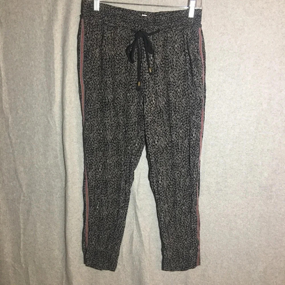 Womens Anthropologie Pants Loungewear Leisure Ditsy Floral Print Flowy Casual